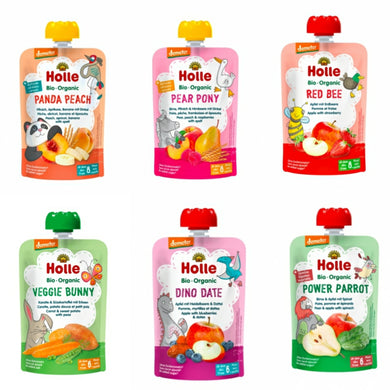 Holle Pouch – Mix of 3 Flavours (Pack of 6)