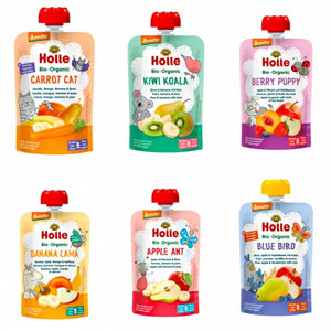 Holle Pouch – Bundle of 6 Flavours (Pack of 12)